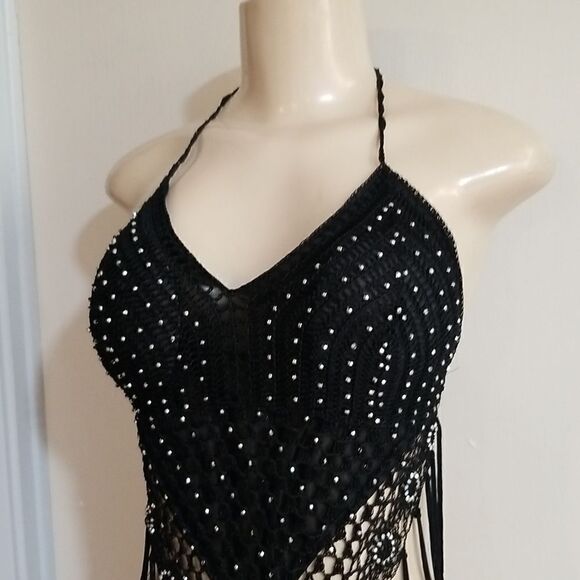 CROCHET KNIT BLACKTOP WOMENS MED/L - Picture 9 of 11